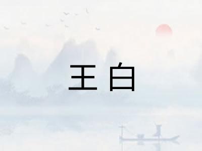 王白