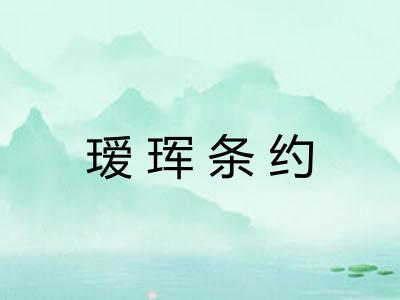 瑷珲条约