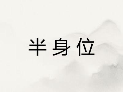 半身位