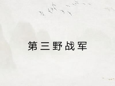 第三野战军