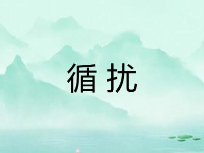 循扰