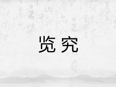 览究