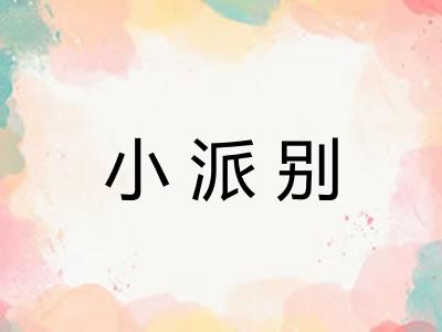小派别