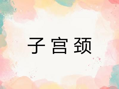 子宫颈