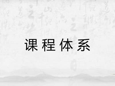 课程体系