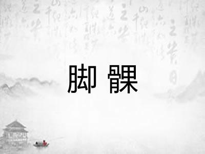 脚髁