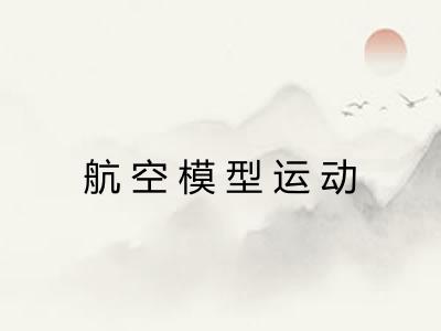 航空模型运动