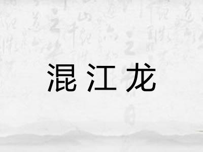 混江龙