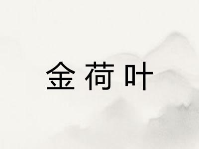 金荷叶