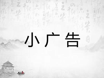 小广告