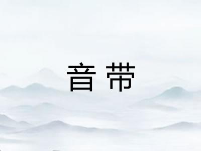 音带