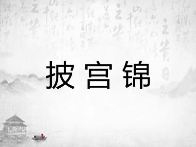 披宫锦