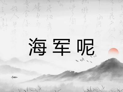 海军呢