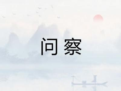 问察