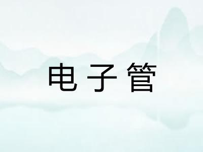 电子管