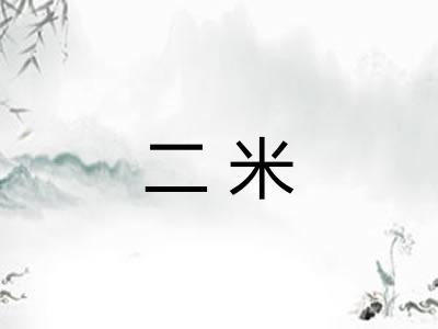 二米