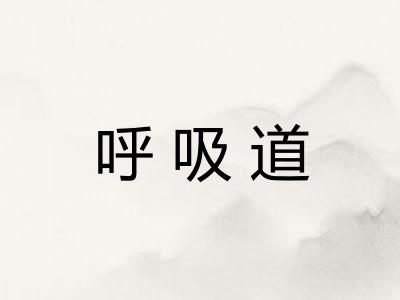 呼吸道