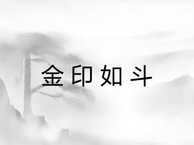 金印如斗