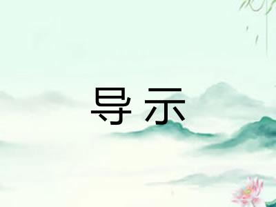 导示