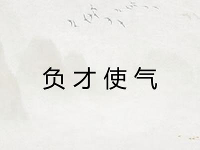 负才使气
