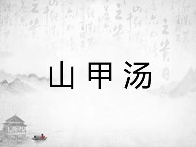 山甲汤