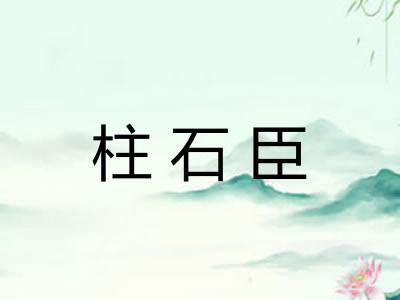 柱石臣