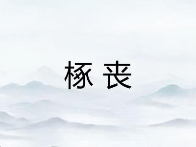 椓丧
