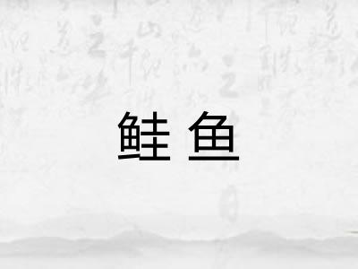 鲑鱼
