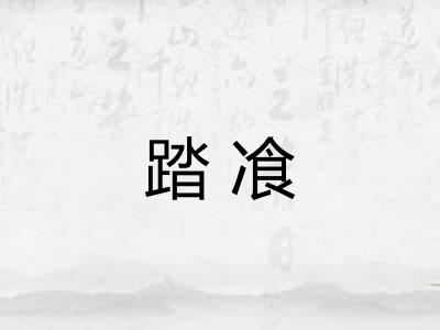 踏飡