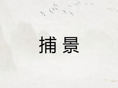 捕景