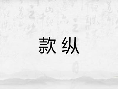 款纵