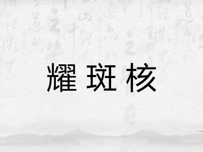 耀斑核