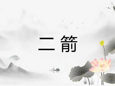 二箭