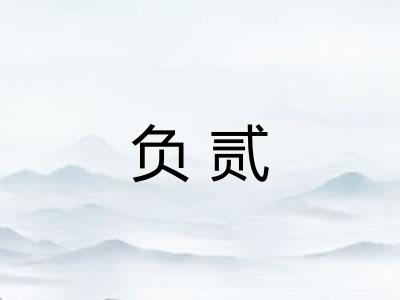 负贰