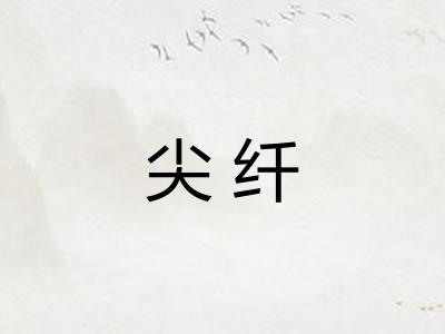 尖纤