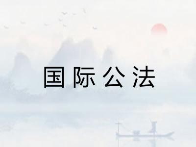 国际公法
