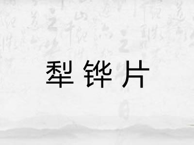 犁铧片