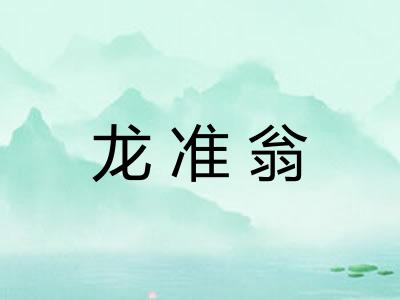 龙准翁